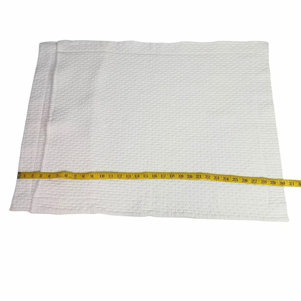 Peacock Alley Standard Matelasse Pillow Shams White SET